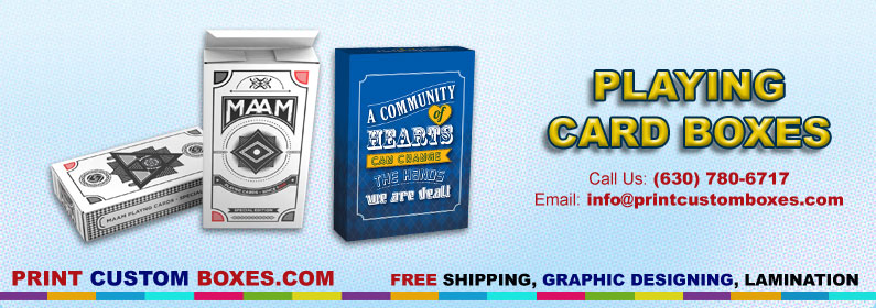 playing card boxes