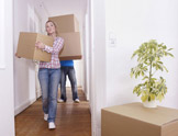 cardboard moving boxes